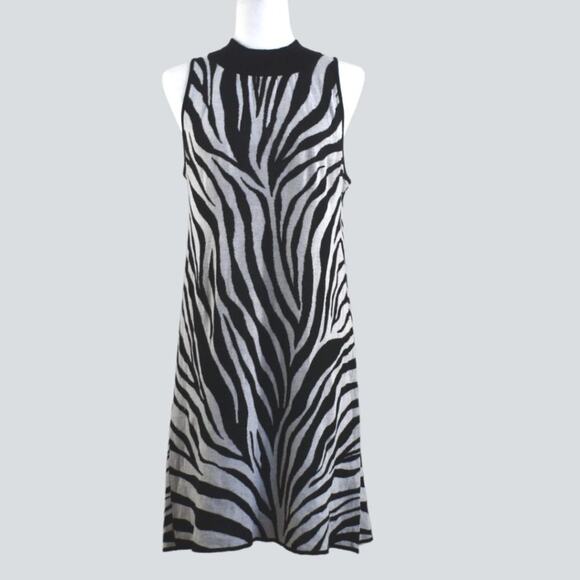 MICHAEL Michael Kors Dresses & Skirts - MICHAEL KORS Zebra Print %100 Cotton Dress  Size S/P